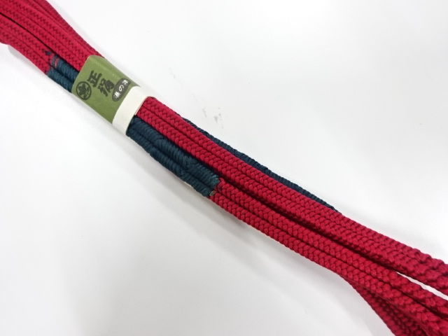 未使用品　正絹　手組帯締め