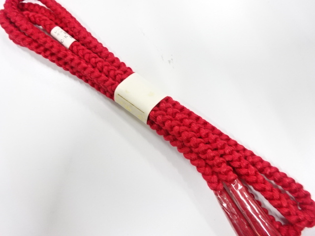 未使用品　正絹　手組帯締め