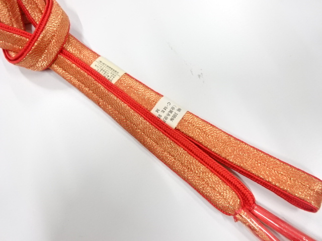未使用品　正絹　手組帯締め