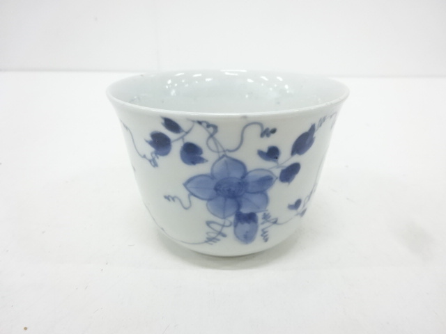 道具 ] - 道具 古伊万里 染付 花唐草 蕎麦猪口宗 sou::お茶道具・着物 