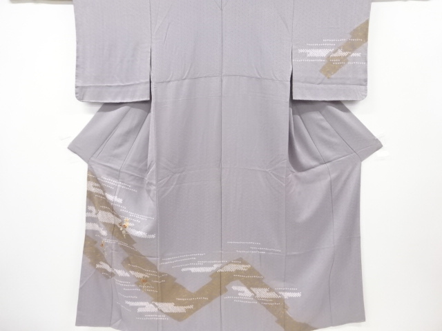 JAPANESE KIMONO / HOMONGI / EMBROIDERY / SHIBORI