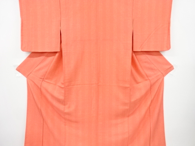 縞に寄せ柄江戸小紋着物