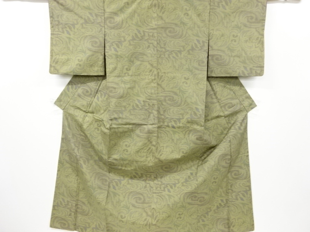 JAPANESE KIMONO / OSHIMA TSUMUGI / WOVEN ABSTRACT