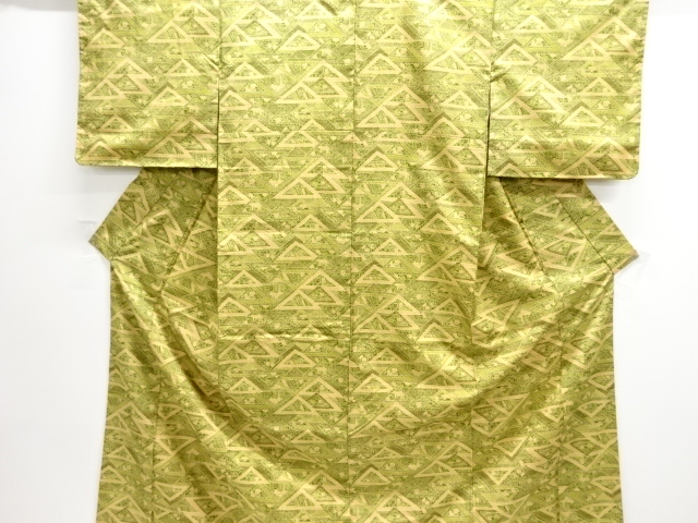 JAPANESE KIMONO / ANTIQUE KIMONO / SILK / OSHIMA TSUMUGI / TOOLS IN THE PAST
