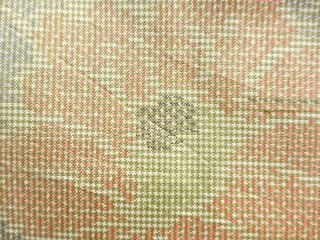 JAPANESE KIMONO / ANTIQUE KIMONO / SILK / OSHIMA TSUMUGI / WOVEN FLOWER