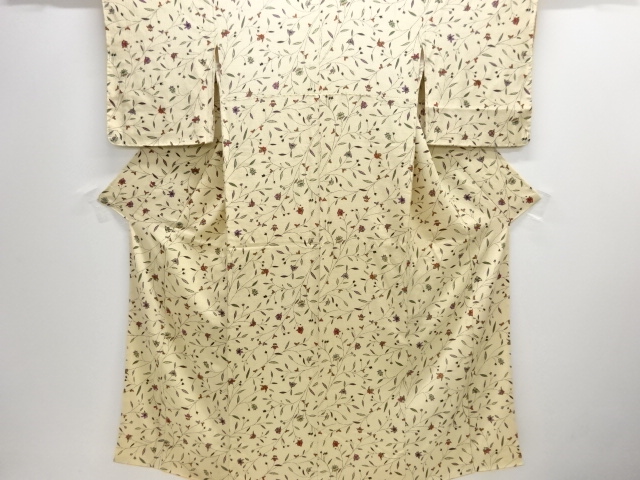 JAPANESE KIMONO / ANTIQUE KIMONO / TAISHO ROMAN STYLE / FLOWER