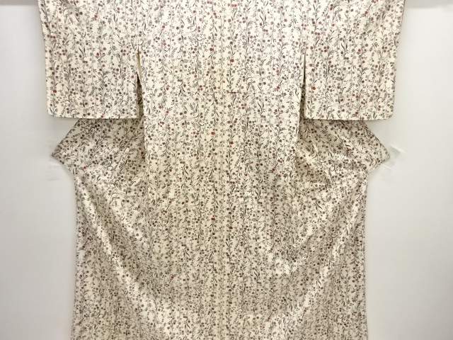 JAPANESE KIMONO / ANTIQUE KIMONO / TAISHO ROMAN STYLE / FLORAL ARABESQUE