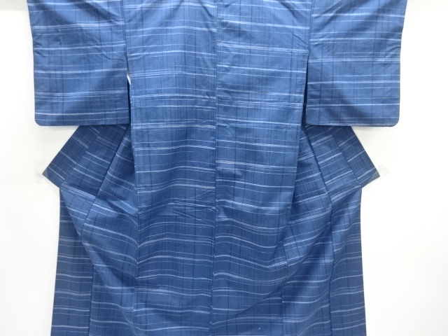 JAPANESE KIMONO / TSUMUGI / WOVEN GRID 