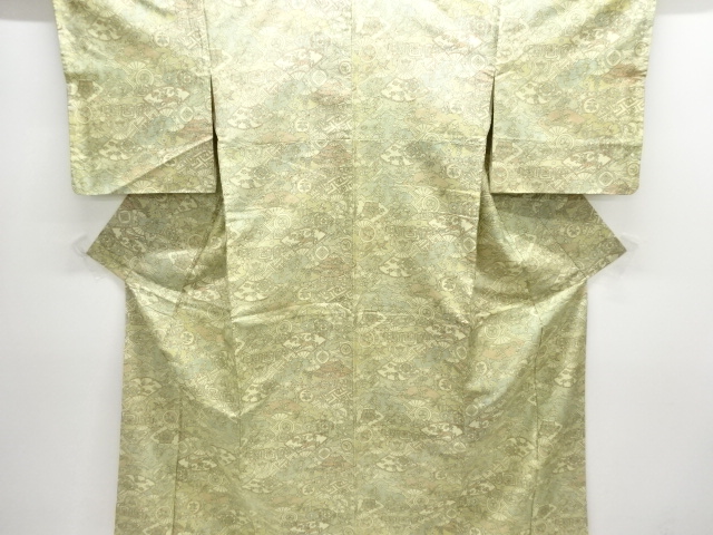 JAPANESE KIMONO / OSHIMA TSUMUGI / FLOWER