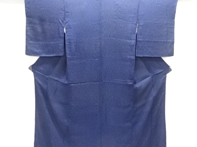 JAPANESE KIMONO / ANTIQUE KIMONO / SILK / KINSHA / CROSS PATTERN