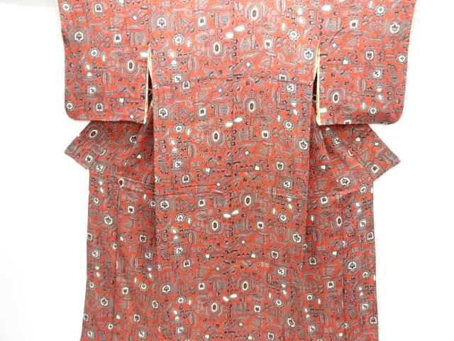 JAPANESE KIMONO / ANTIQUE KIMONO / SILK / KINSHA / SARASA
