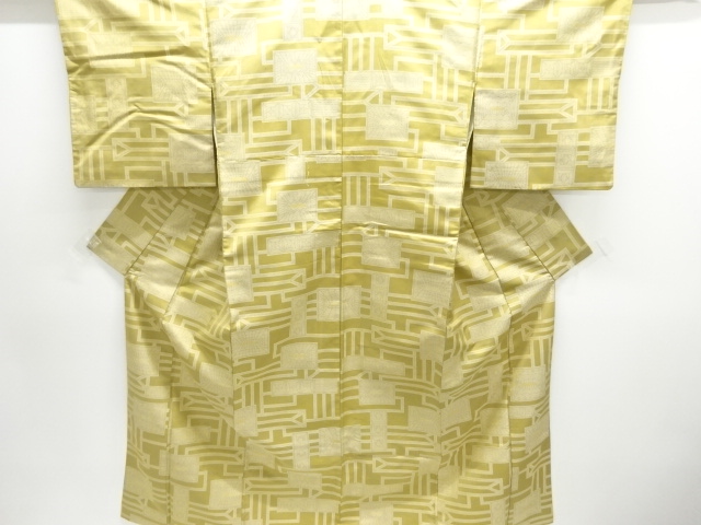 JAPANESE KIMONO / OMESHI / WOVEN ABSTRACT