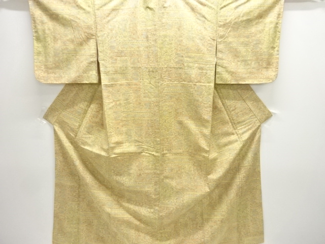 JAPANESE KIMONO / TSUMUGI / WOVEN ABSTRACT
