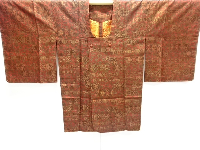 JAPANESE MICHIYUKI COAT / WOVEN FLORAL SARASA