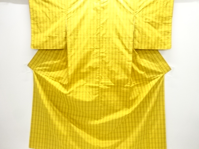 JAPANESE KIMONO / YONEZAWA TSUMUGI / ENSEMBLE / WOVEN GRID