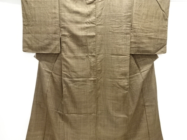 JAPANESE KIMONO / ANTIQUE KIMONO / SILK / KUMEJIMA TSUMUGI
