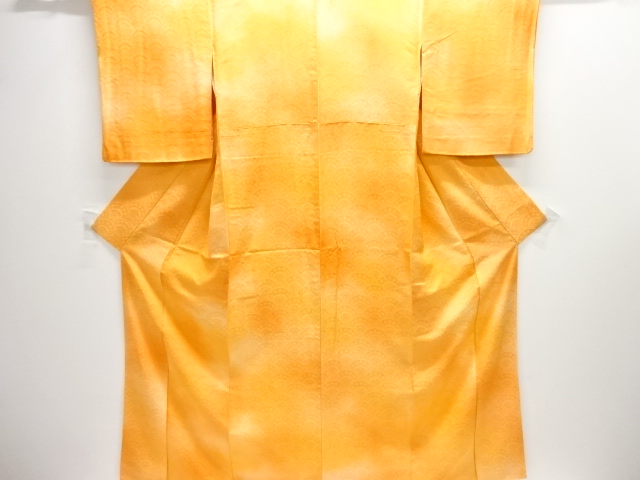 JAPANESE KIMONO / TSUKESAGE IROMUJI / BOKASHI / WOVEN SEIGAIHA 