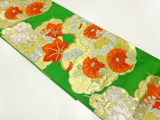 花鳥更紗模様織り出し名古屋帯 中古 着 やるせな 宗sou 売買された 