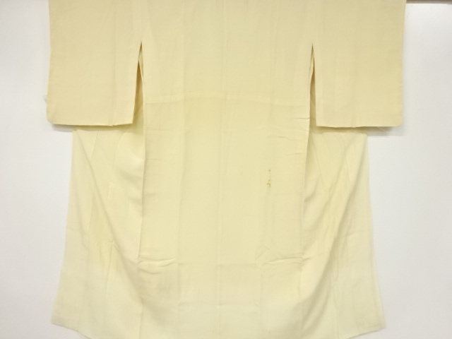 JAPANESE KIMONO / ANTIQUE JUBAN / SILK / KINSHA / WHITE