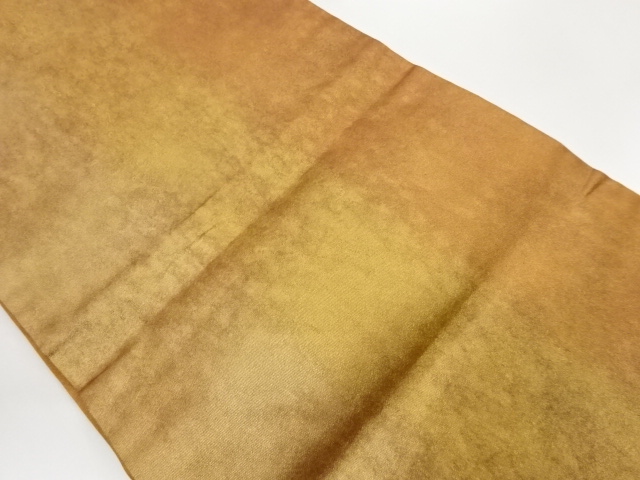 引箔抽象模様開き名古屋帯（額縁仕立て）