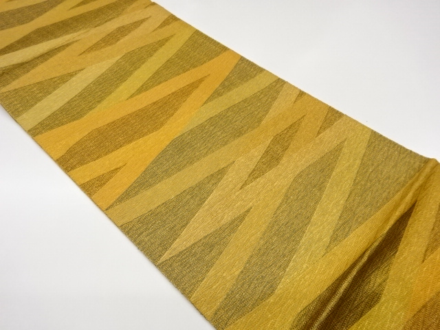JAPANESE FUKURO OBI / WOVEN DIAGONAL STRIPE