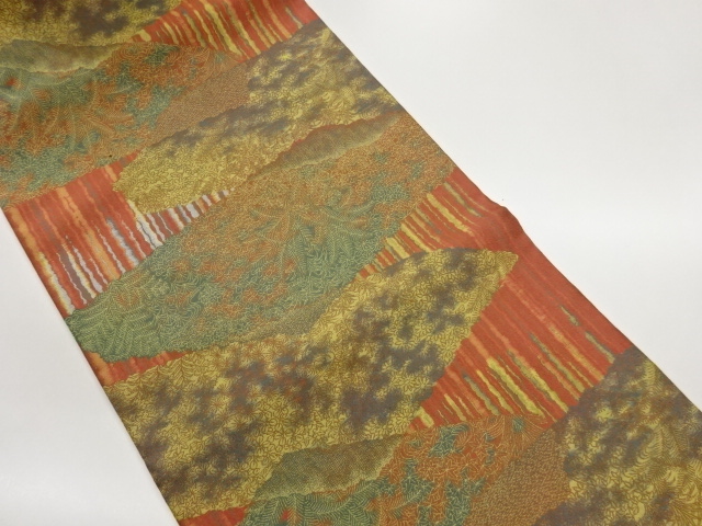 JAPANESE NAGOYA OBI / WOVEN MICHINAGADORI / BY MANYO