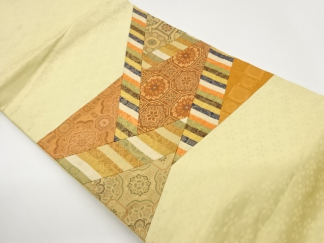 JAPANESE KIMONO / KIRIMETAME STRIPE / SHOKUEHANA DESIGN / FLOWERS / CL