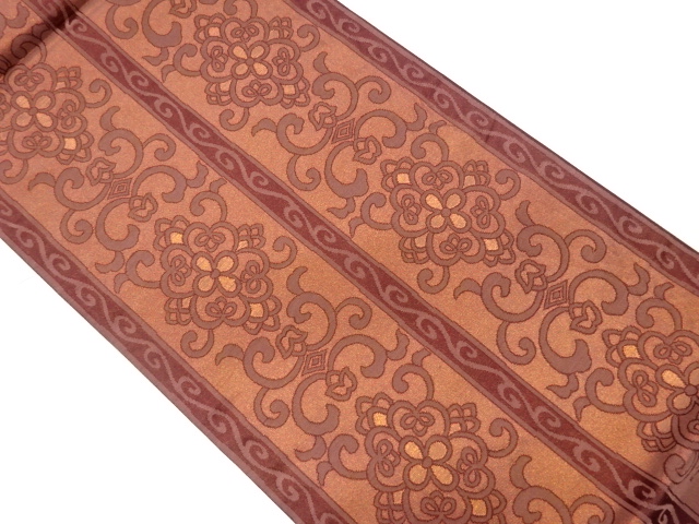 JAPANESE FUKURO OBI / WOVEN ARABESQUE