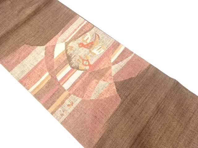 JAPANESE FUKURO OBI / TSUMUGI / WOVEN BIRD