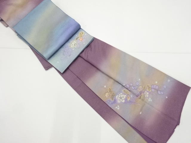 久保田一竹　金通し辻ヶ花訪問着・袋帯セット(あぜくら)