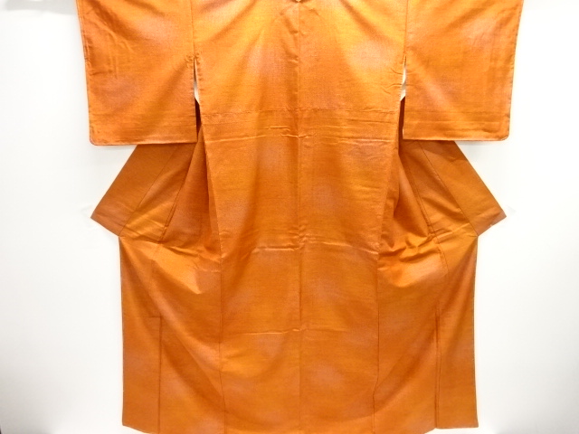 未使用品　暈し柄織出し十日町紬着物