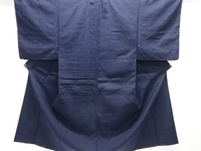 JAPANESE KIMONO / MENS ENSEMBLE KIMONO / SILK / TSUMUGI