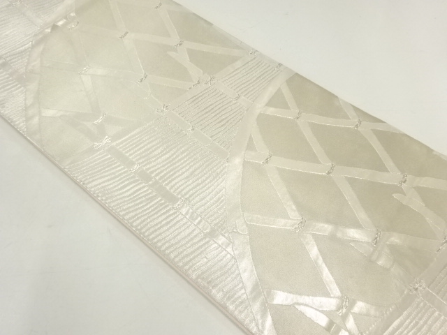 JAPANESE KIMONO / FUKURO OBI / SILK / WOVEN BASKET