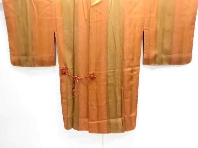 JAPANESE KIMONO / UNUSED DOCHUGI / SILK / REVERSIBLE / STRIPE