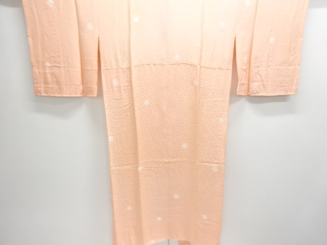 JAPANESE KIMONO / UNUSED JUBAN / SILK / SHIBORI / WOVEN SAKURA