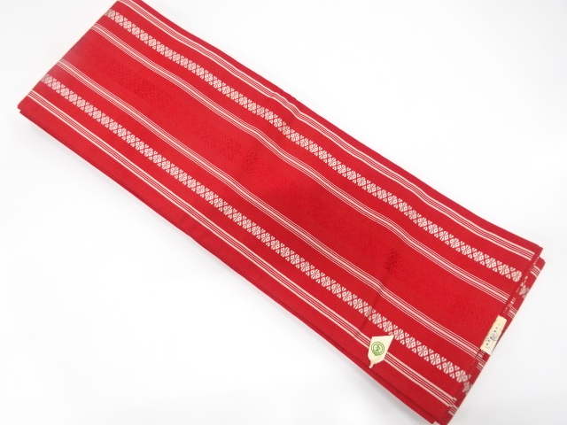 JAPANESE KIMONO / HANHABA OBI / SILK / CHIKUZEN HAKATA