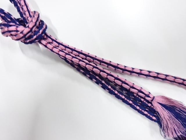 正絹　手組帯締め