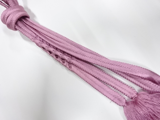 正絹　手組帯締め