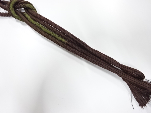 正絹　手組帯締め