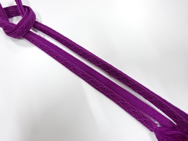 正絹　手組帯締め