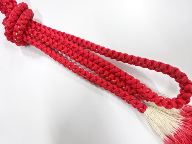 正絹　手組帯締め