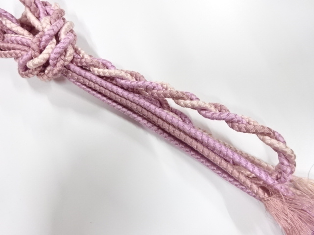 正絹　手組帯締め