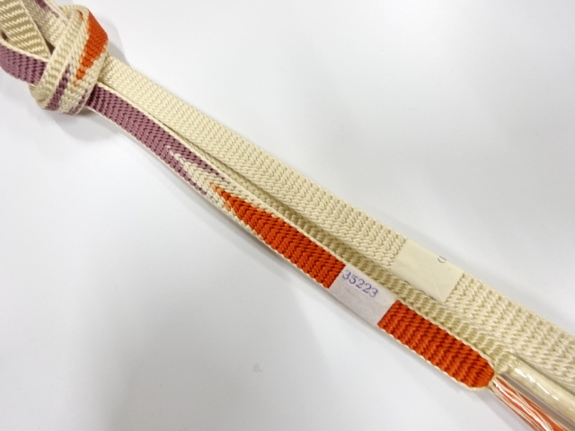 未使用品　正絹　手組帯締め