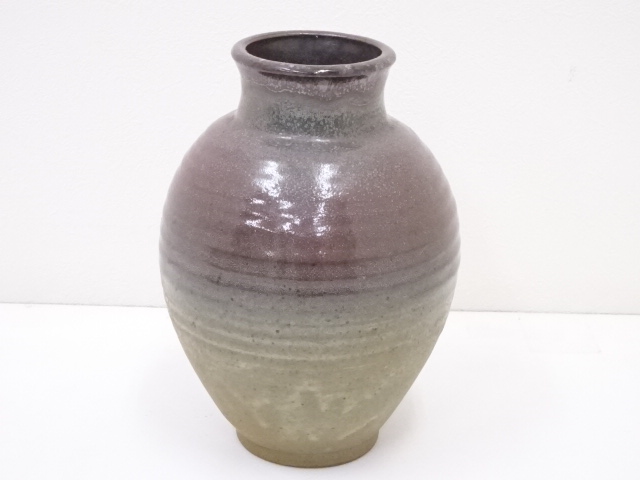 作家物　釉彩壷