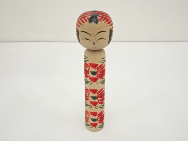 郷土玩具　佐藤一夫造　こけし（18.2cm）