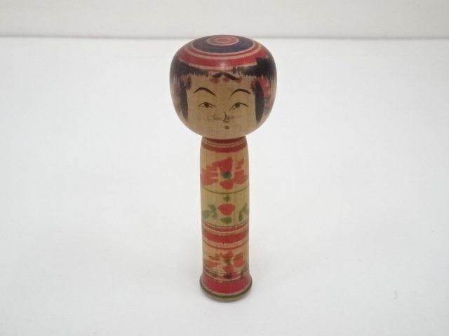郷土玩具　国分栄一造　こけし（10.6cm）