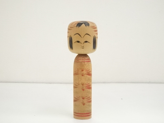 TRADITIONAL JAPANESE CRAFT / KOKESHI DOLL (18.2 cm)/ ARTISAN WORK