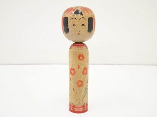 郷土玩具　石沢寅雄造　こけし（18.5cm）