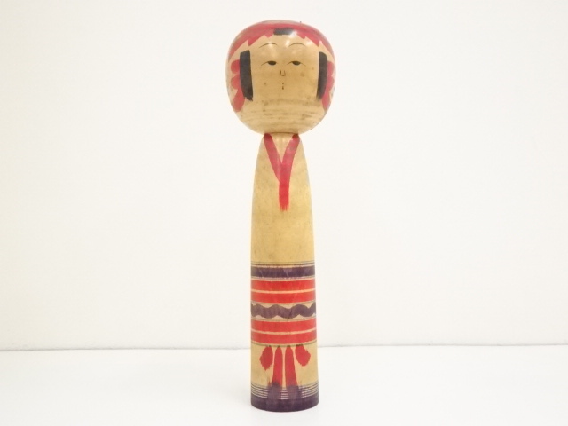 郷土玩具　新山福雄造　こけし（36.9cm）